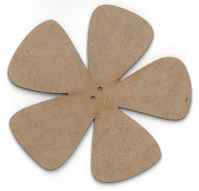 Bouton fleur Karine 4" en fibrex G-028-040A
