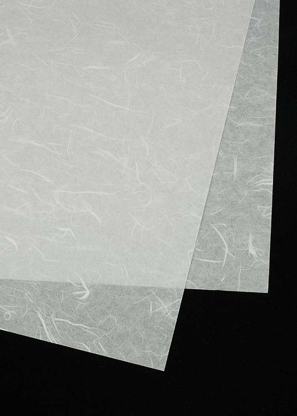 Papier unryu blanc épais 25"x37" 35g