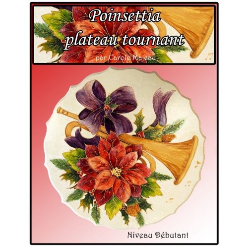 Poinsettia plateau tournant-CM (Français)