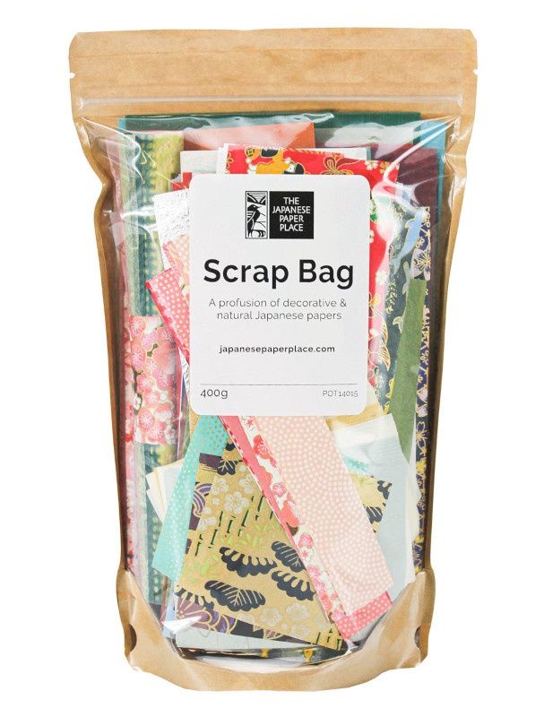 Sac de retailles de papier Chiyogami