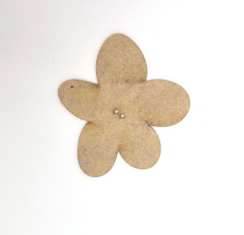 Wooden flower 2" 4337F-020