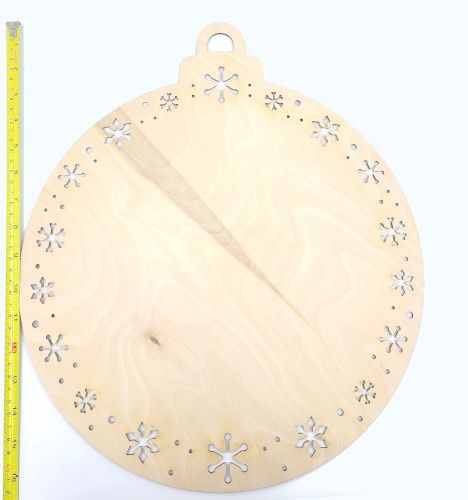 Boule ronde flocons 16" N-146-160MR