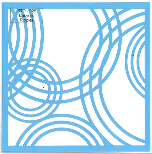 Pochoir Encyclie 6"x6"