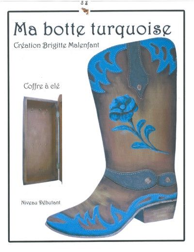Ma botte turquoise-BM (Français)