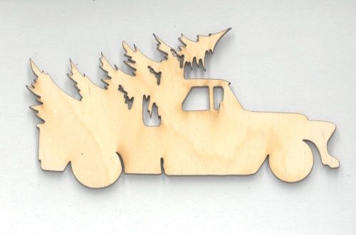 Camion des fêtes - Ornement de 4 1/2" de large