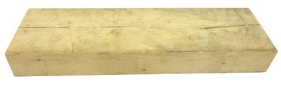 Base en bloc de bois 1.5"x3.5"x12" pour statue en Powertex