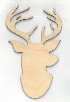 Deer no 1 6" 3/4x4"