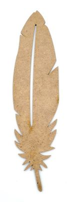 Plume en bois pointue 6" 1/2