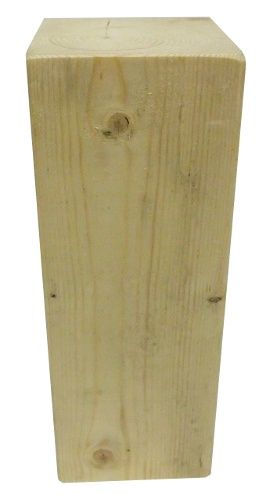 Base en bloc de bois 3.5"x3.5"x10" pour statue en Powertex