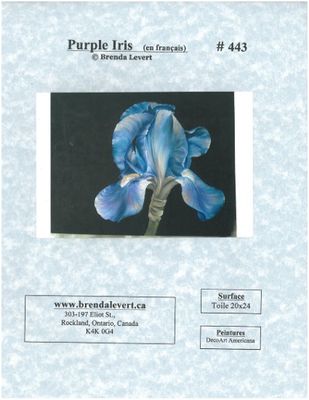 Purple Iris-BL (French)