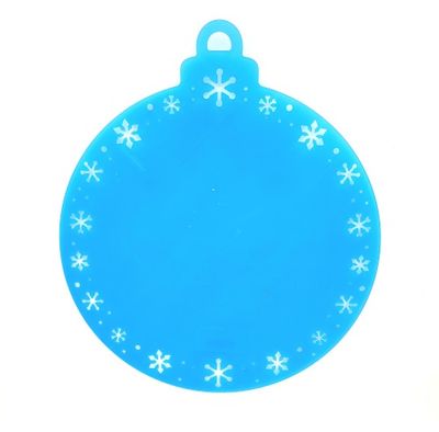 Boule plexiglass ronde flocon 16"