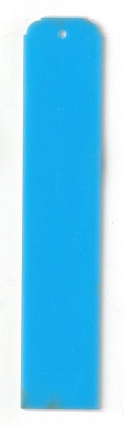 Signet blanc 7" x 1 3/8"
