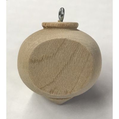 Boule en bois Ronde Face plate