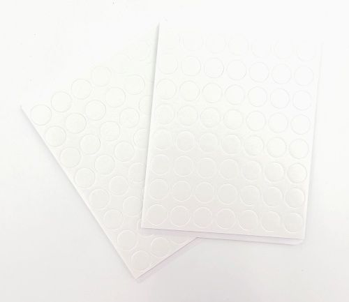 Mousse 3D - adhésif double face - Cercles blancs 1/2" - 3L