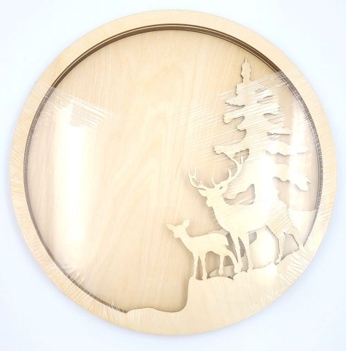 Sous-bois 3D 14.5" - Pièce de bois