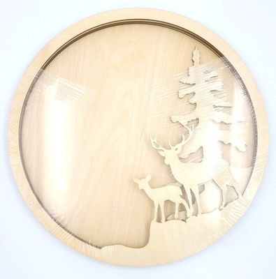 Sous-bois 3D 14.5" - Pièce de bois