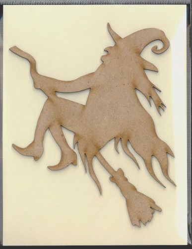 Sorcière sur balais- environ 4.25 Sorcière sur balais- environ 4.25"x5"