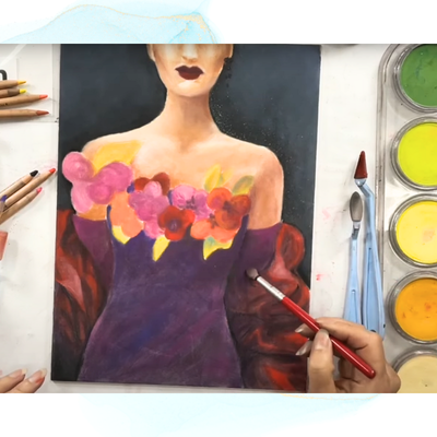 Patrons de pastel et médiums secs