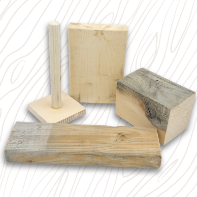 Socles et bases en bois