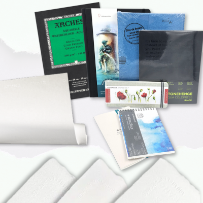 Papiers aquarelles