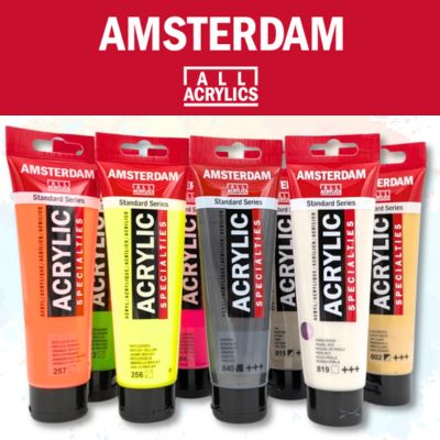 Peinture acrylique standard métallique Amsterdam 120ML