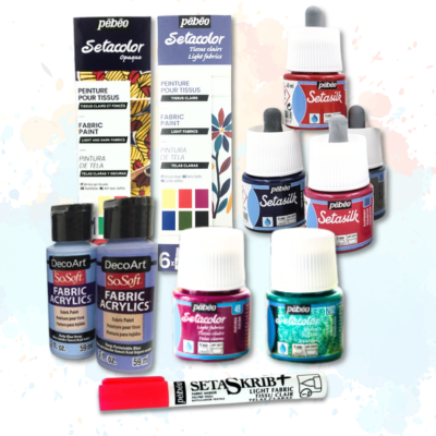 Peinture à tissu et teinture