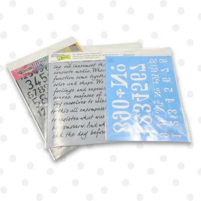 Texte, alphabet et chiffres
