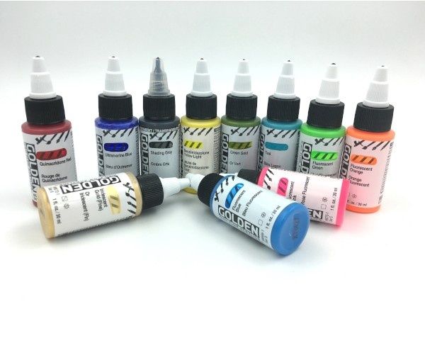 Acrylic High Flow Golden Séries 3 1oz/30ml