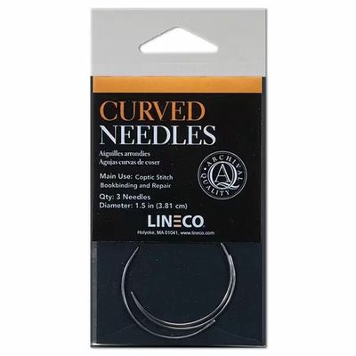 Aiguilles incurvées (3) 1.5" Lineco