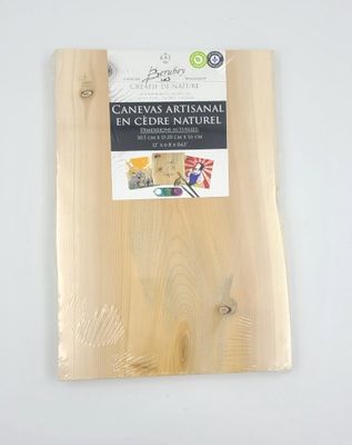 Planche de cèdre 12" x 6-8" x 0,63"