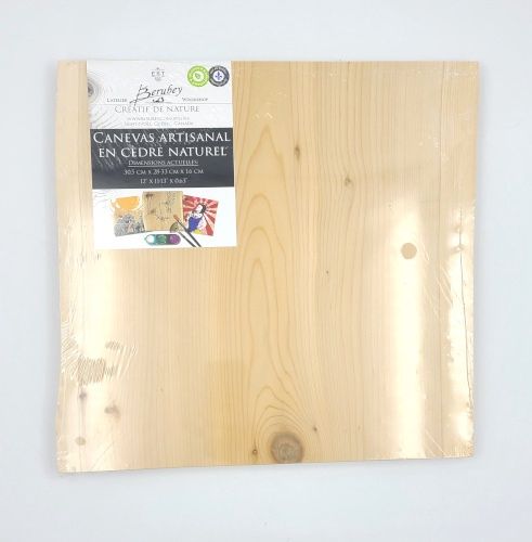 Cedar board 12" x 10-12" x 0,63"