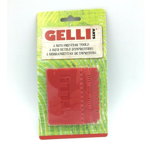 3 mini outils d'impression Gelli Arts