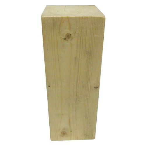 Base en bloc de bois 3.5"x3.5"x8" pour statuette en Powertex
