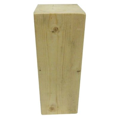 Base en bloc de bois 3.5"x3.5"x8" pour statuette en Powertex