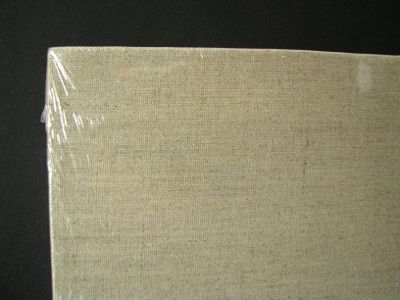Toile en lin mince 14"x18" (gesso clair)