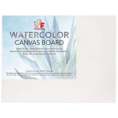 Toile cartonnée pour aquarelle 12"x16" Fredrix