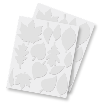 Mousse 3D - adhésif double face - Feuilles 3L - 28 pièces