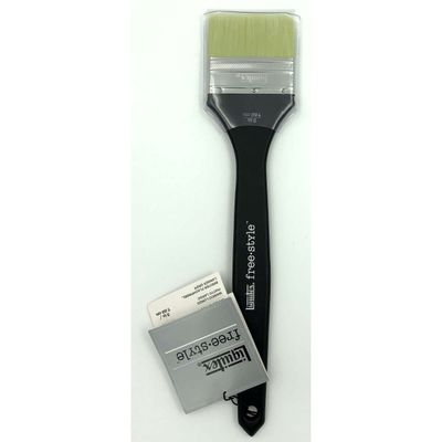 Brosse large plat manche long Liquitex
