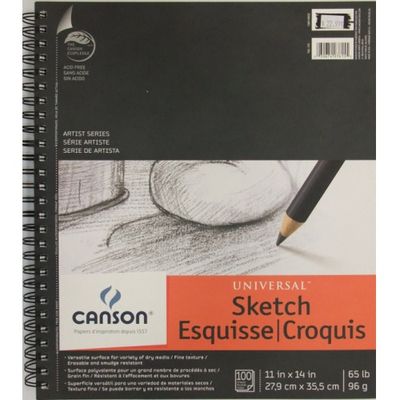 Cahier Universal Esquisse 11X14 Canson