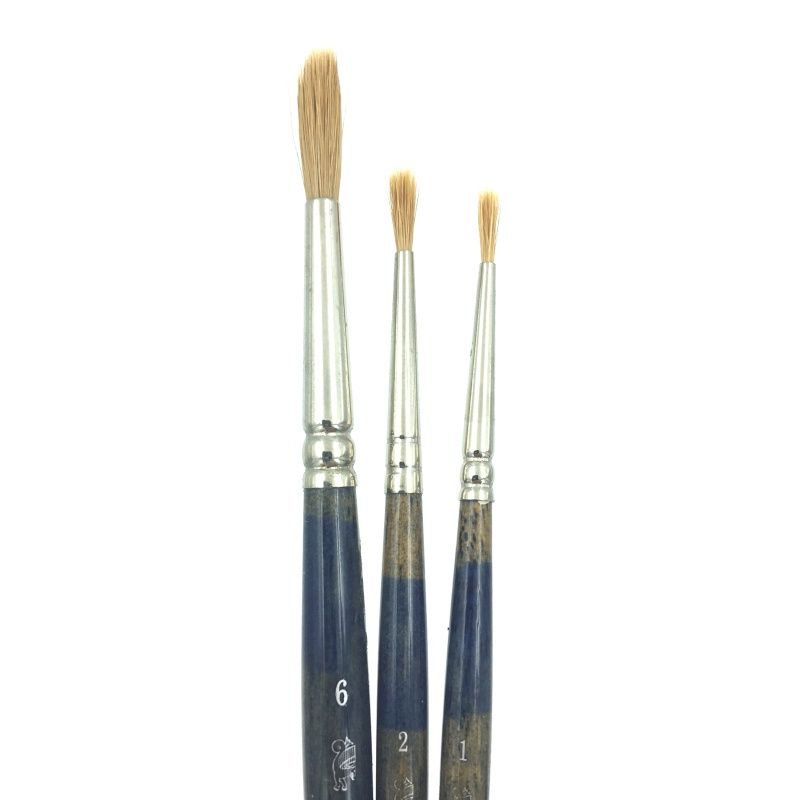 Cirrus Rond Manche court Kolinsky Sable série 110 Winsor & Newton