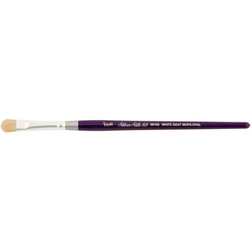 Silver Silk 88 Mini Mop Manche court Silver Brush