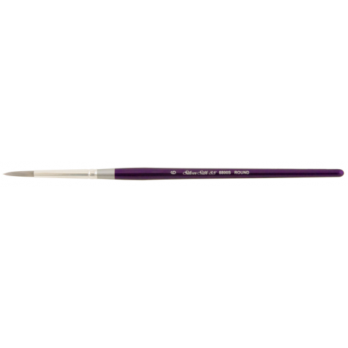 Silver Silk 88 Jumbo Rond Manche court Silver Brush