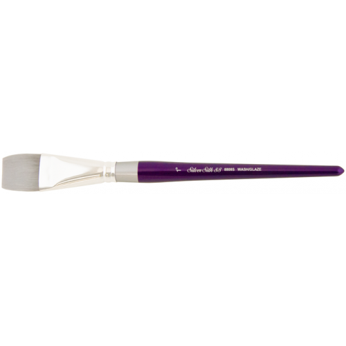 Silver Silk 88 Wash Short Handle Short Handle Silver Brush