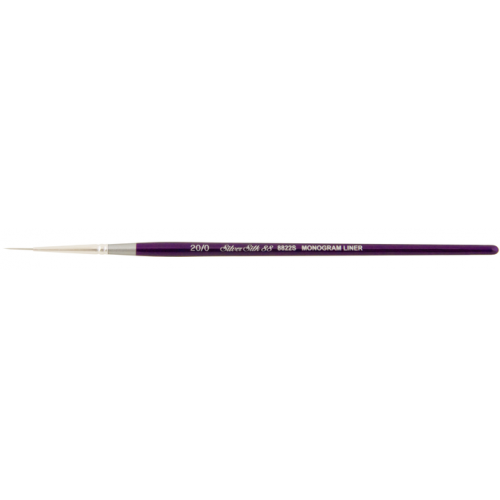 Silver Silk 88 Monogram Short Handle Silver Brush