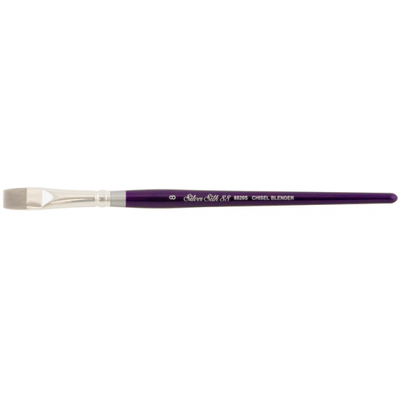 Silver Silk 88 Chisel Blender Manche court Silver Brush