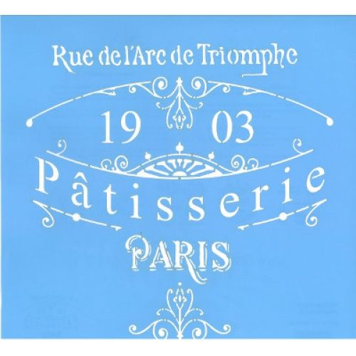 Stencil Bakery ST-858 12"x12"