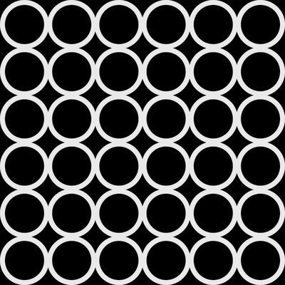 Pochoir Grid of Rings 12"x12" TCW1076