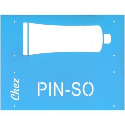 Stencil Découvrez et créez chez Pin-So 8.5x11