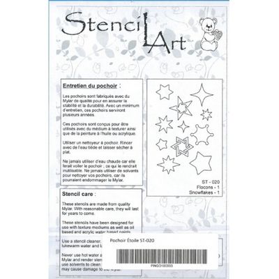 Stencil Stars ST-020
