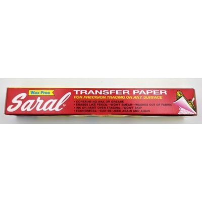 Papier graphite blanc 1 rouleau 12"x12' Sans acide et sans cire Saral